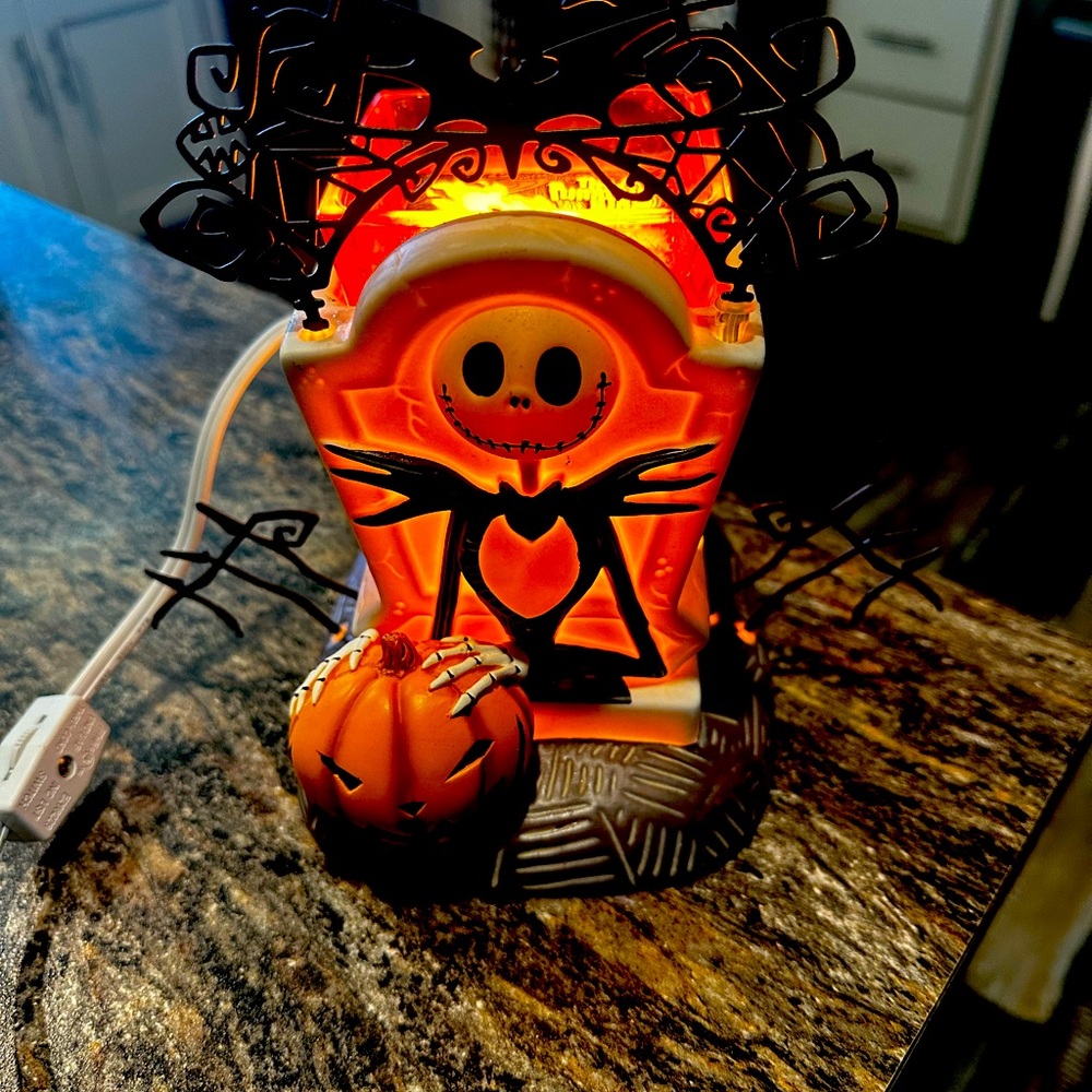 Scentsy Jack skellington pumpkin king wax warmer